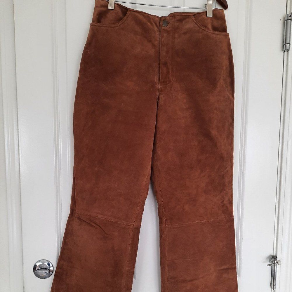 Wossimo suede pants size 12